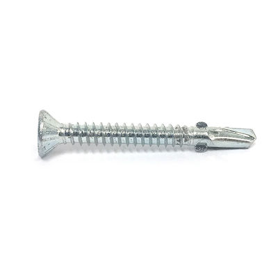 #2 Square Exterior Self Drilling Self Tapping Screws 10G x 38mm Countersunk Wing Tip